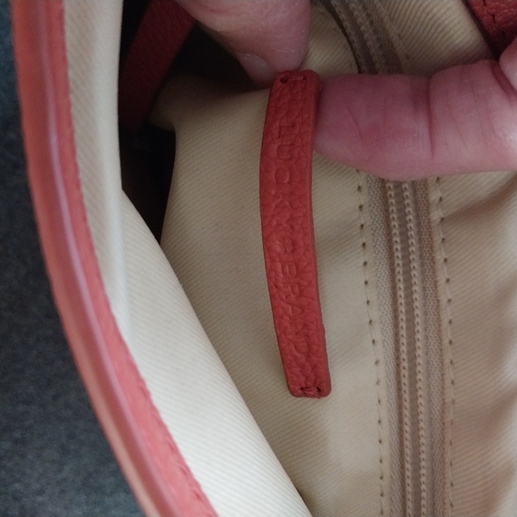 Lucky Brand Orange Crossbody Bag Pre-Loved Excellent Condition - Picture 7 of 11